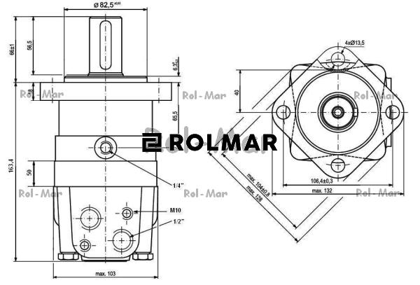 Silnik hydrauliczny orbitalny BM3250/BMS250