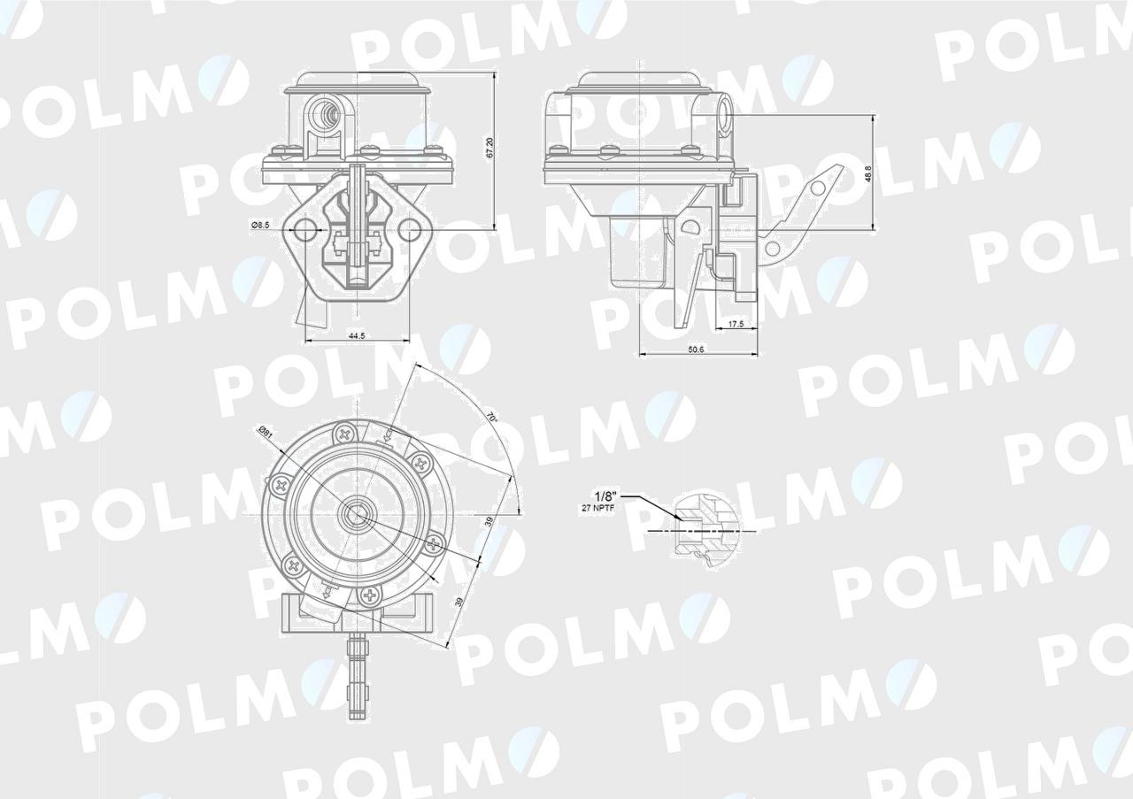 Pompa zasilająca AJ52379 POLMO