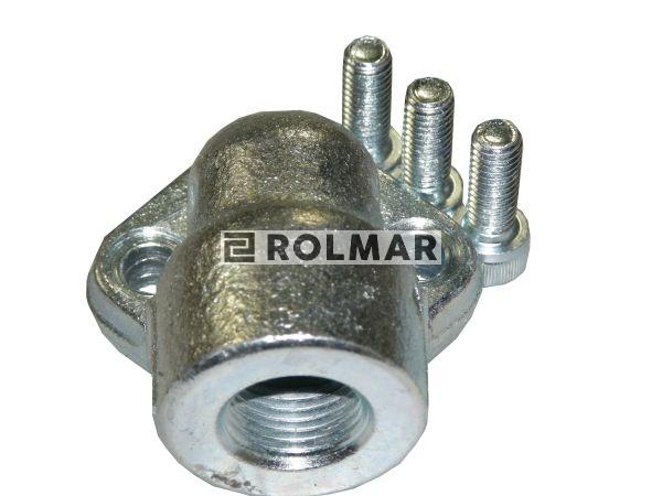 Adapter pompy hydraulicznej kątowy 1/2" 40 mm M8