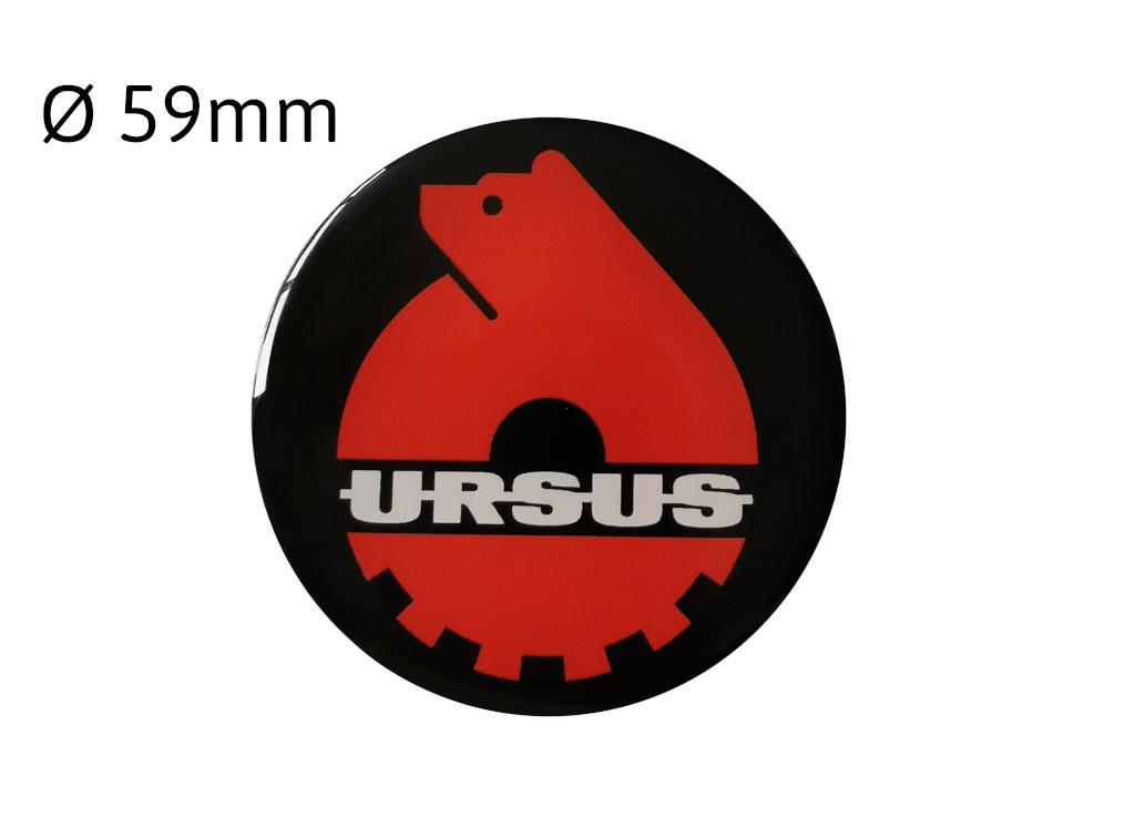 Emblemat, naklejka wypukła 3D-w1 ORYGINAŁ URSUS ( sprzedawane po 5 )