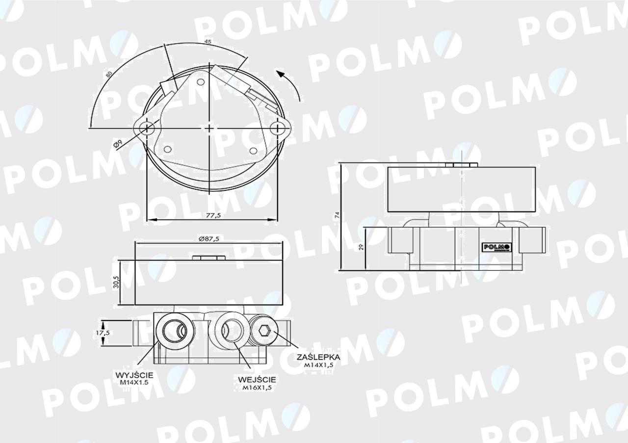 Pompa zasilająca F716200710010 POLMO