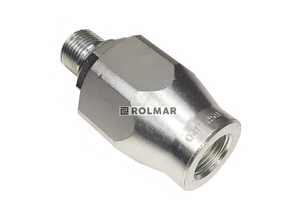 Złącze hydrauliczne obrotowe liniowe 3/8"