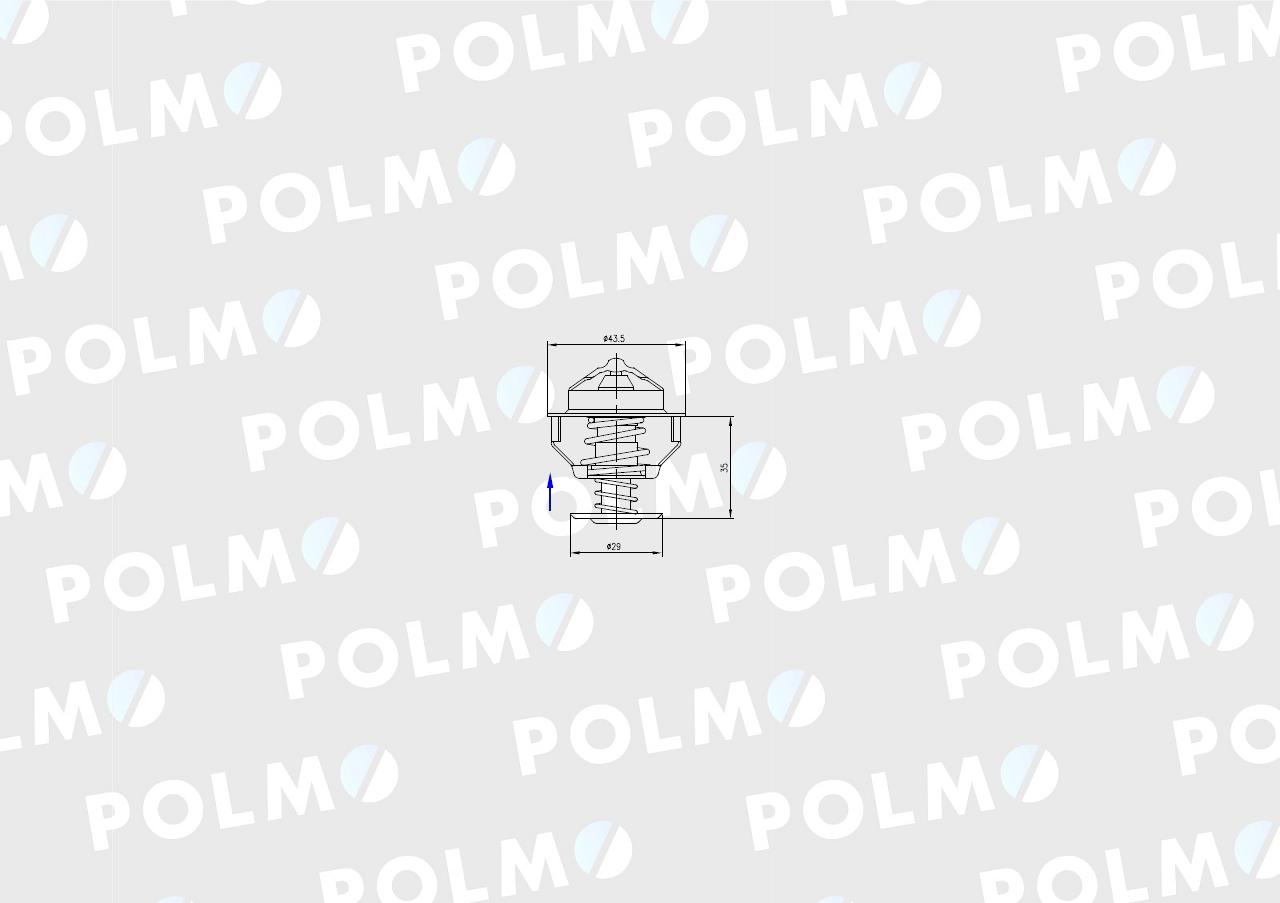 Termostat J928639 Steyr Case POLMO