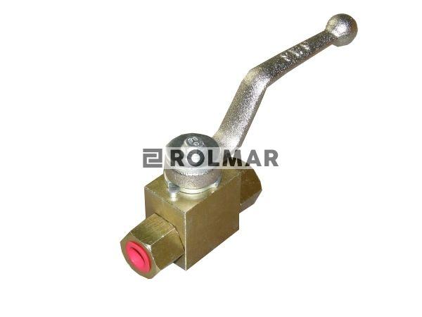 Zawór kulowy hydrauliczny dwudrożny 25 MPA 1/4"