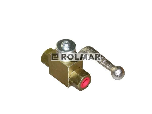 Zawór kulowy hydrauliczny dwudrożny 25 MPA 1/4"