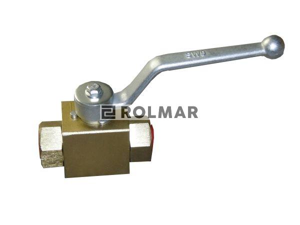 Zawór kulowy hydrauliczny dwudrożny 25 MPA 3/8"