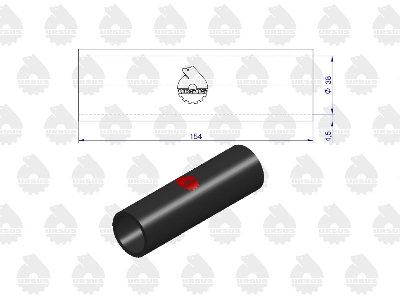 Zestaw komplet przewodów chłodnicy MF-3 ORYGINAŁ URSUS