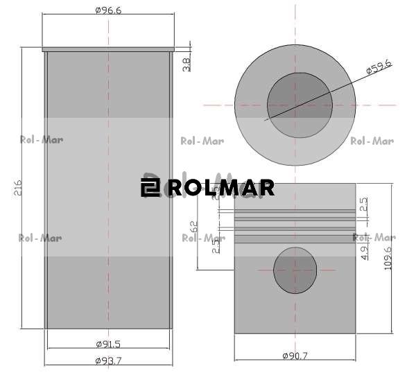 Zestaw naprawczy MF3 4P ( import ) 