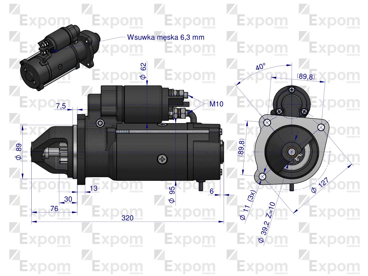 Rozrusznik AZF4545 Nowy Typ EXPOM KWIDZYN eu 