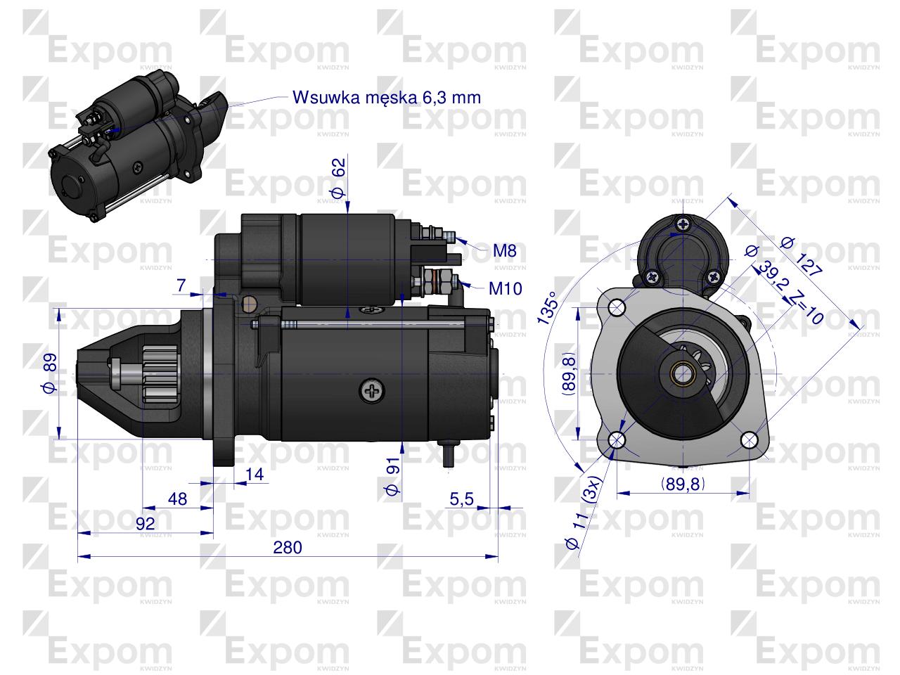 Rozrusznik AZE4217 Nowy Typ EXPOM KWIDZYN eu 