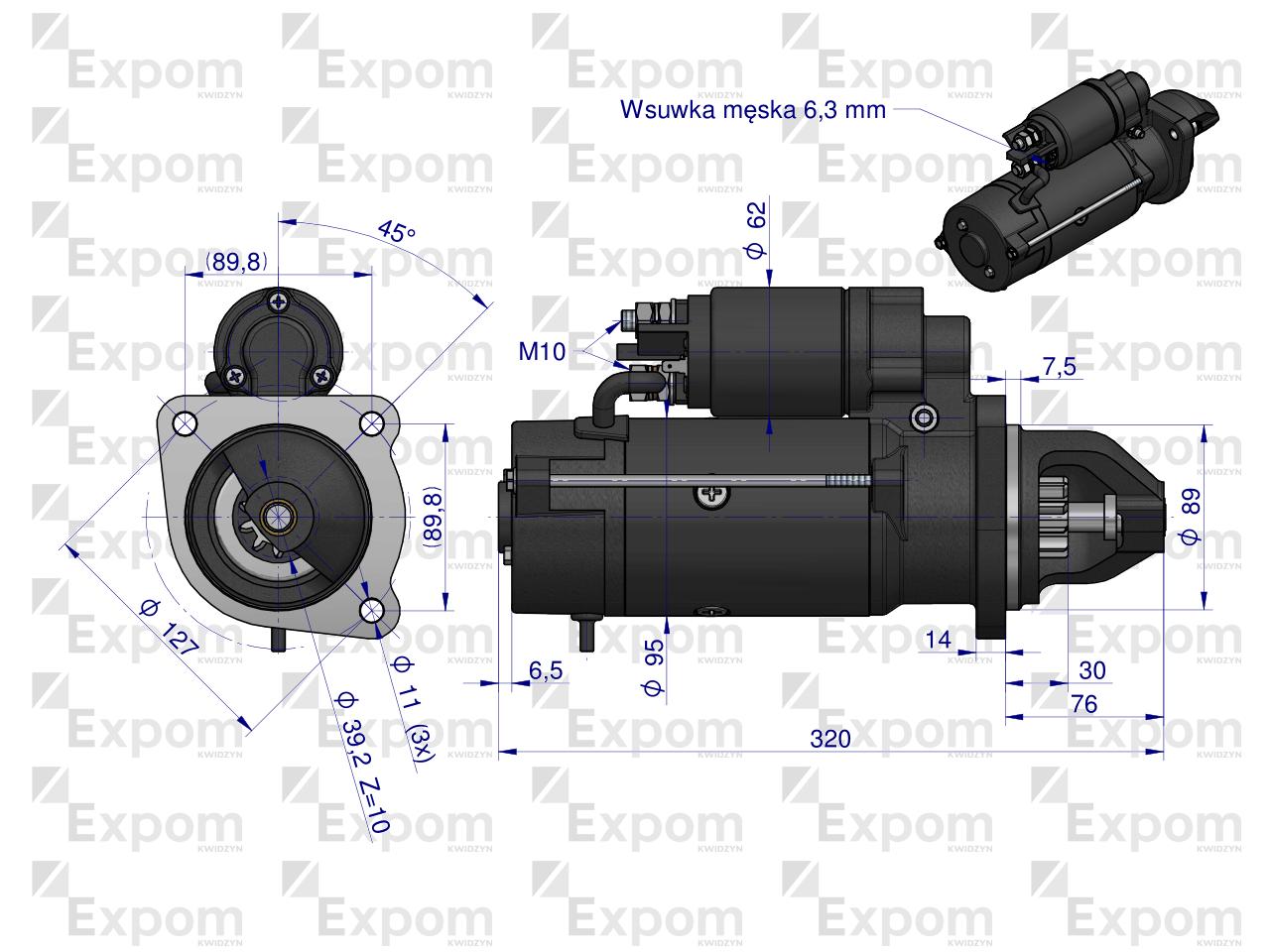 Rozrusznik AZF4148 Nowy Typ EXPOM KWIDZYN eu