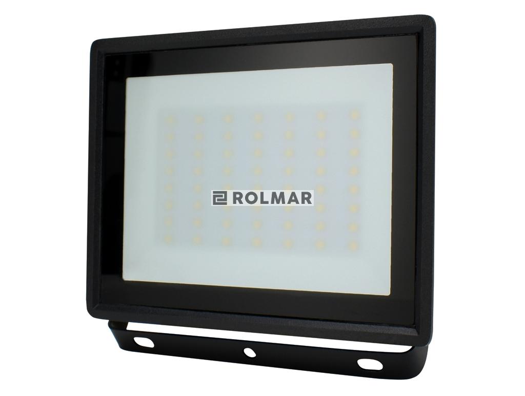 Naświetlacz, Lampa LED SMD 230V 50W 6500K 4320LM IP65 CZARNY