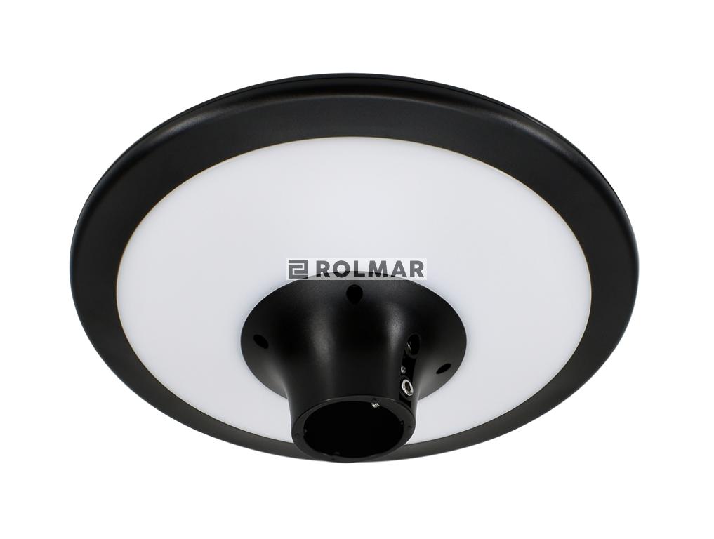 Solarna okrągła lampa. oprawa uliczna LED SOLGUM 20W 2200LM 4000K IP65
