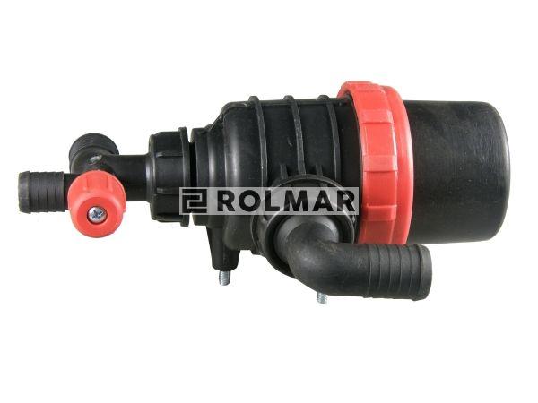 Filtr ssawny mały pompy z wyjściami na przewody fi 32 mm i fi 25 mm Opryskiwacz