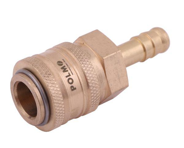Szybkozłącze pneumatyczne P26 NW7.2 gniazdo pod wąż DN08mm POLMO ( sprzedawane po 5 )