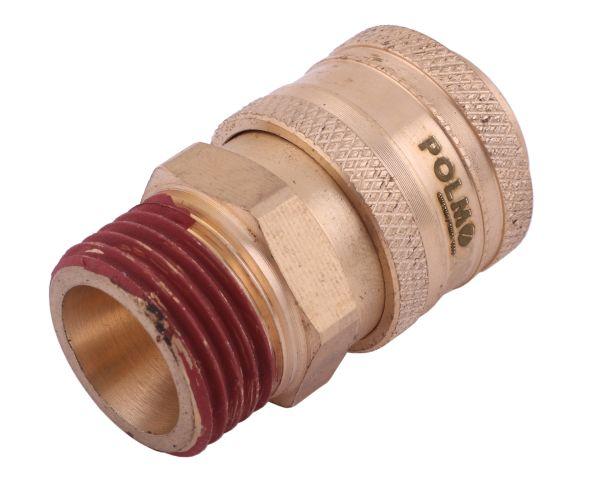 Szybkozłącze pneumatyczne P26 NW7.2 gniazdo 1/2"BSP gwint zewnętrzny POLMO  ( sprzedawane po 5 )
