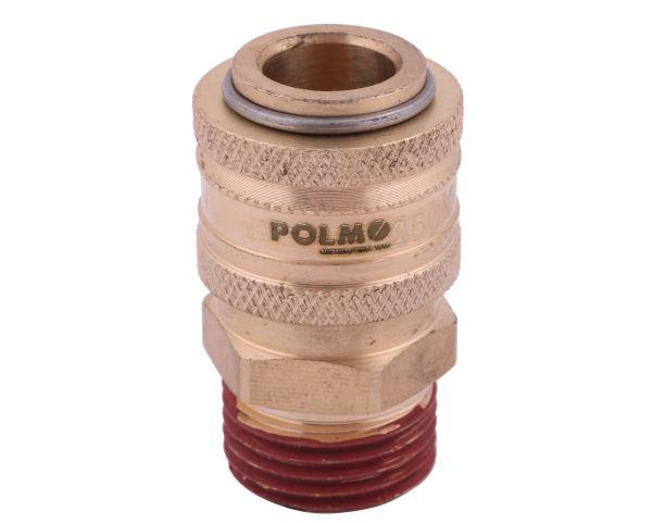 Szybkozłącze pneumatyczne P26 NW7.2 gniazdo 1/2"BSP gwint zewnętrzny POLMO  ( sprzedawane po 5 )