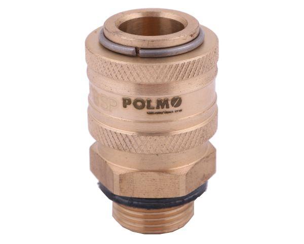 Szybkozłącze pneumatyczne P26 NW7.2 gniazdo 3/8"BSP gwint zewnętrzny POLMO  ( sprzedawane po 5 )