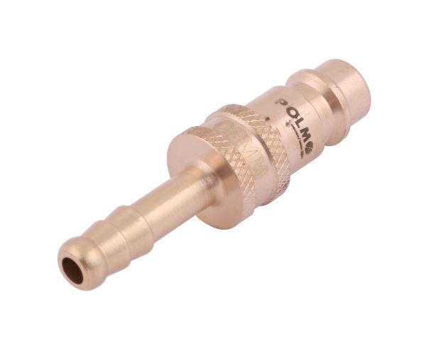 Szybkozłącze pneumatyczne P26 NW7.2 wtyczka pod wąż DN06mm POLMO  ( sprzedawane po 5 )