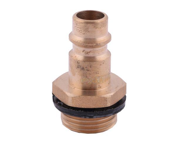 Szybkozłącze pneumatyczne P26 NW7.2 wtyczka 3/8"BSP gwint zewnętrzny POLMO  ( sprzedawane po 5 )