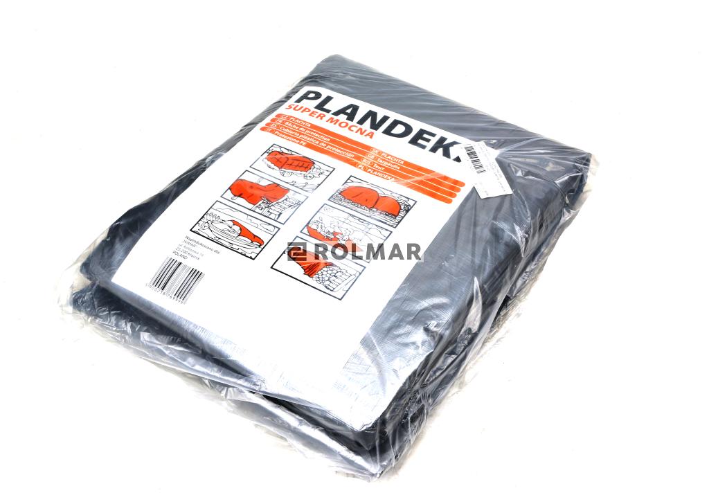 Plandeka SUPER MOCNA 5x8m (srebrna) gramatura 160g/m2