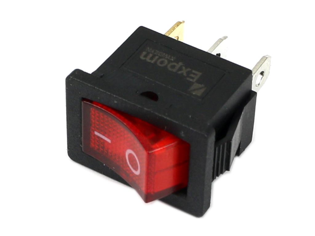 Przełącznik uniwersalny prostokątny  typu włącz/wyłącz Expom Kwidzyn eu