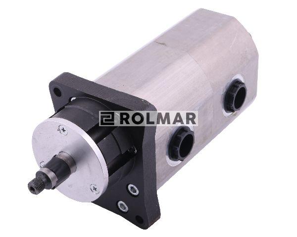 Pompa hydrauliczna podwójna Lewa PZS-KP-25-16 (nowy typ) 19/16 cm3/obr (505899600/NT; 5058/99-600; PZW2-KP-25/16) BIZON REKORD