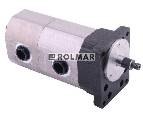 Pompa hydrauliczna podwójna Lewa PZS-KP-25-16 (stary typ) 19/16 cm3/obr (505899600/ST; 5058/99-600; PZW2-KP-25/16) BIZON REKORD