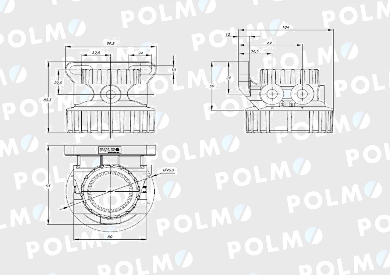 Pompa zasilająca RE522869 POLMO
