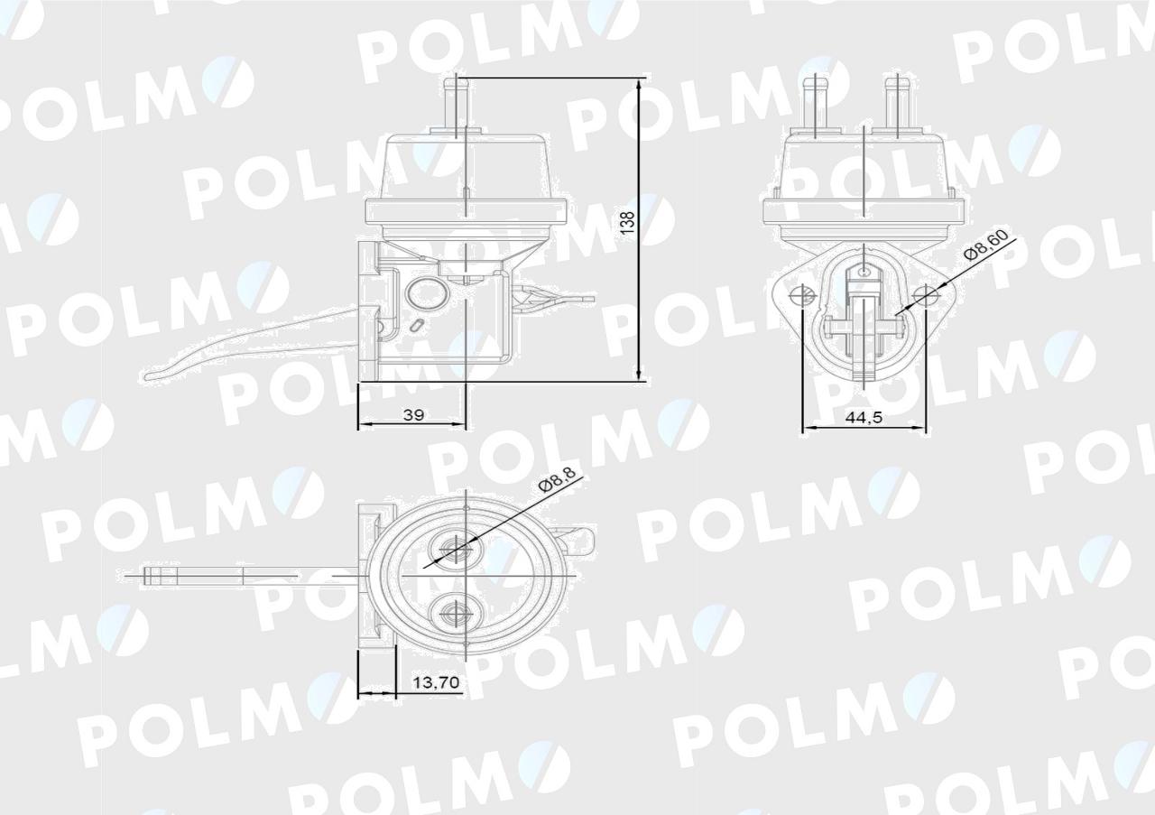 Pompa zasilająca RE61260 POLMO
