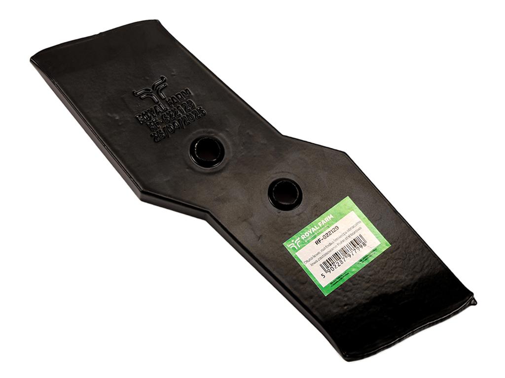 Dłuto lewe, nakładka lemiesza obracalna lewa 12mm zastosowanie Kuhn stal borowa, Royal Farm