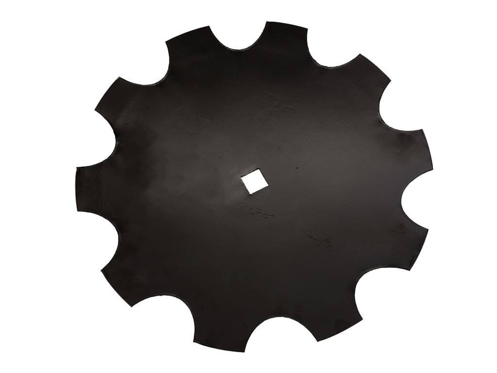 Talerz, uzębiony Z-10 fi 510 otwór 30x30 stal borowa, 1242050040 1279201020, Royal Farm