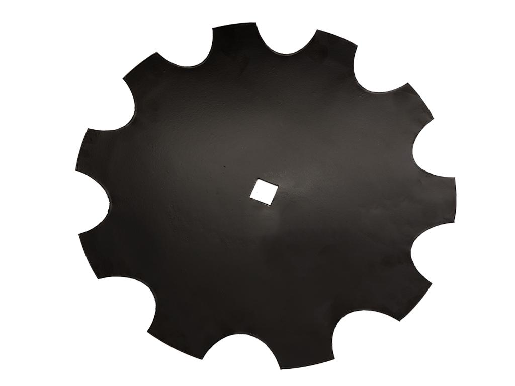 Talerz, uzębiony Z-10 fi 510 otwór 30x30 stal borowa, 1242050040 1279201020, Royal Farm