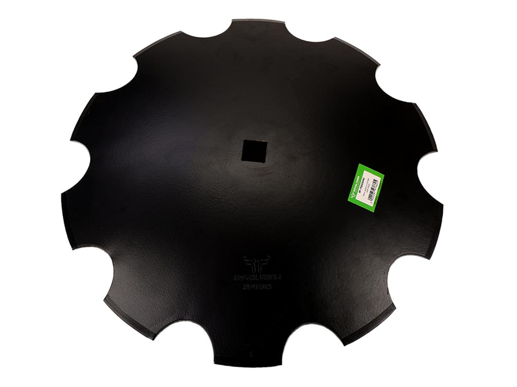 Talerz, uzębiony Z-10 fi 560 otwór 30x30 stal borowa, 1279601010 1202030130, Royal Farm