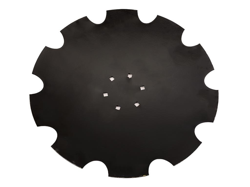 Talerz, uzębiony Z-10 fi 560 mocowanie 6/120 grubość 4 mm stal borowa, Royal Farm
