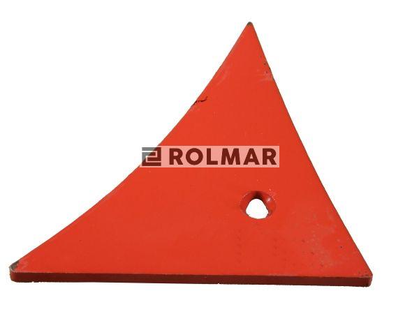 Pierś odkładni lewa jednootworowa Kverneland Vulcan pasuje śruba M12X35NOS - 1 szt.