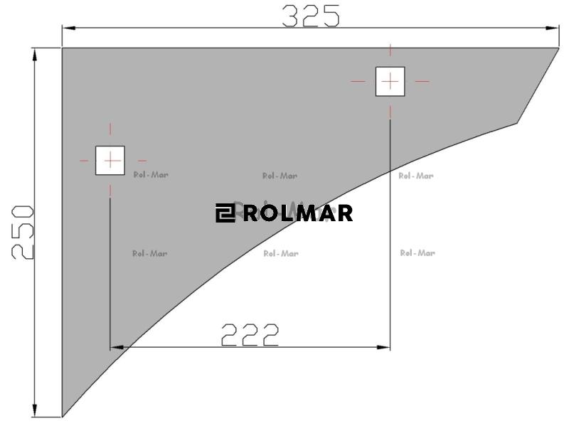 Pierś odkładni 3-skibowa PR/57 Pług Unia Grudziądz