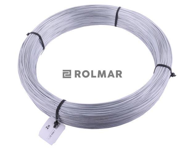 Drut bez szpuli do pastucha ocynkowany fi 1,2 mm 1000m