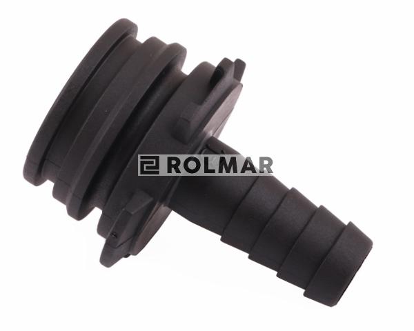 Złączka do węża prosta z końcówką męśką na widełi T3 na wąż 13mm Arag