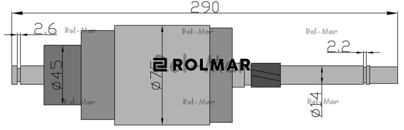 Wirnik rozrusznika Deutz 289.5mm