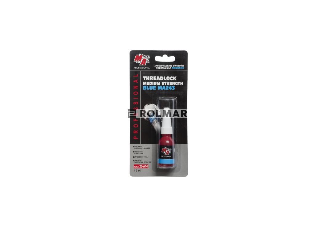 Środek do Zabezpieczenia gwintów Niebieski - Średni 10ml blister.MA PROFESSIONAL