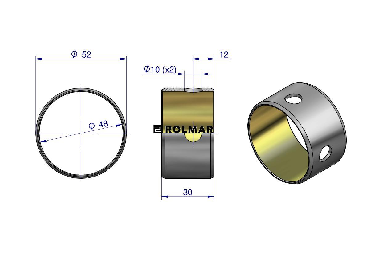 Tuleja wałka rozrządu Deutz