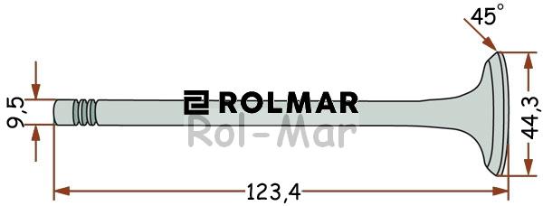 Zawór ssący 1877717M92 Massey Ferguson/Perkins