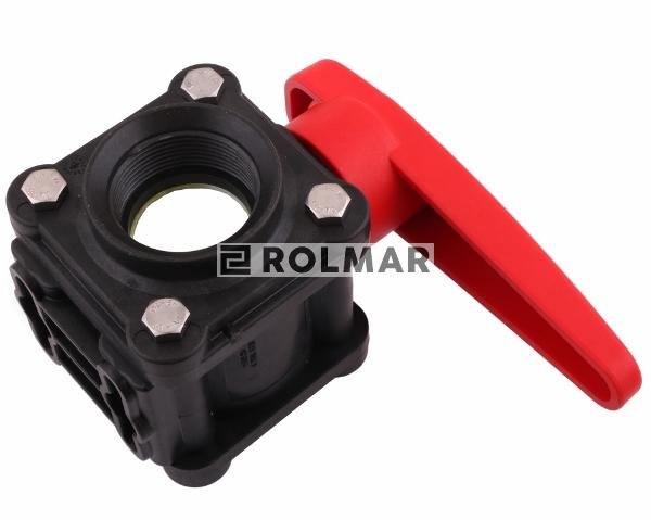 Zawór kulowy manualny 2 drożny serii 453 złącze gwintowane 1 1/2" opryskiwacz Arag