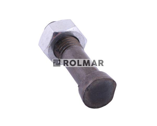 Śruba kpl. płużna oval z jednej strony ścięta M16x50 mm kl.12.9 Kverneland ( sprzedawane po 25 )