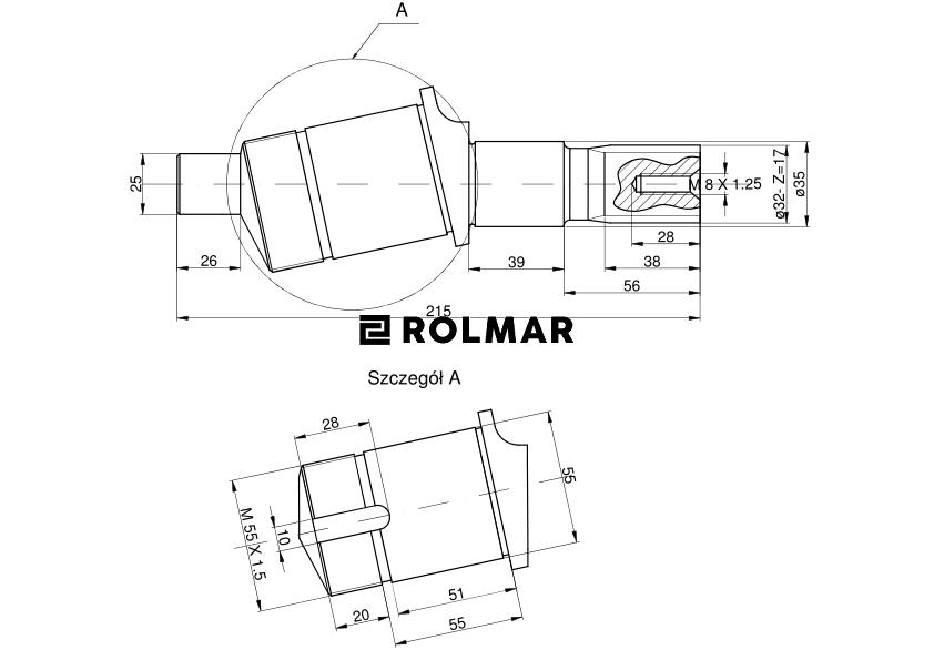 Mimośród targańca 649989 Claas