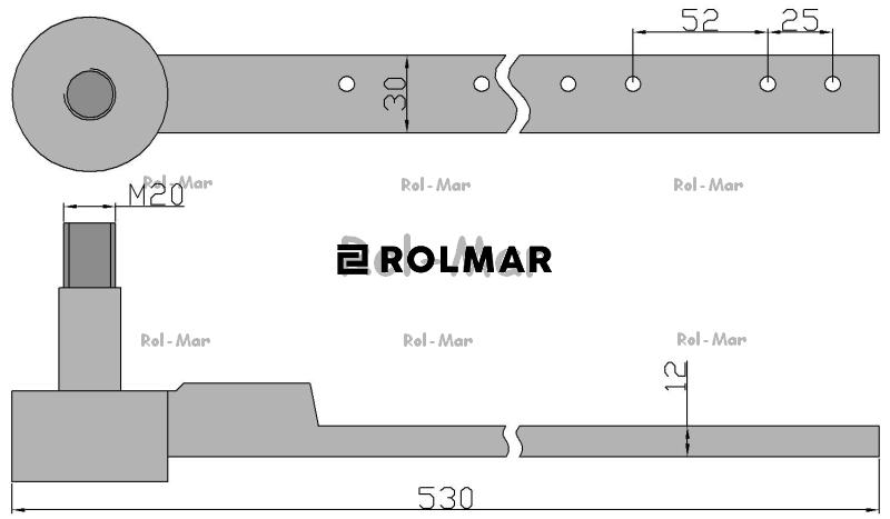 Główka kosy  6 - 7,5 m 670406.1 Claas