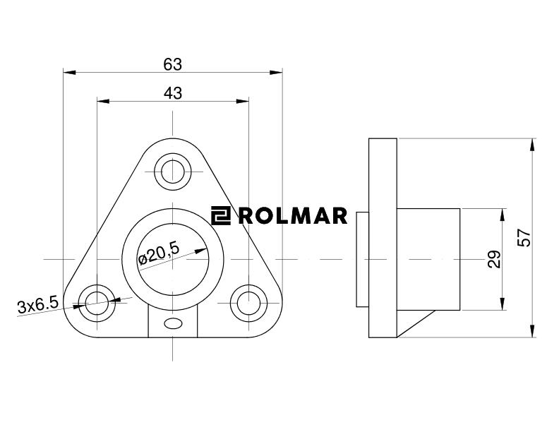 Obudowa 504519 800431.2 Dominator Claas