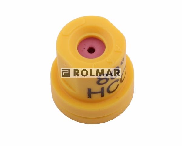 Rozpylacz wirowy o pustym stożku wkładka ceramiczna żółty Dysza HCC ASJ ( sprzedawane po 20 )