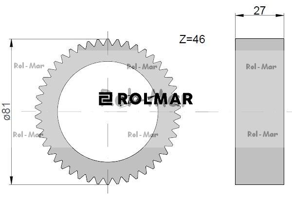 Satelita przedniego napędu Z46 L40028 John Deere 